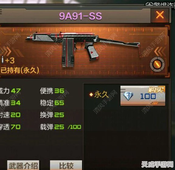 穿越火线手游，9A91S步枪评测与实战解析，枪王争霸新宠？