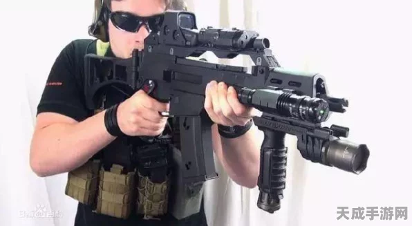 刺激战场新武器揭秘，G36C突击步枪实战评测，精准高效，战场新霸主诞生！