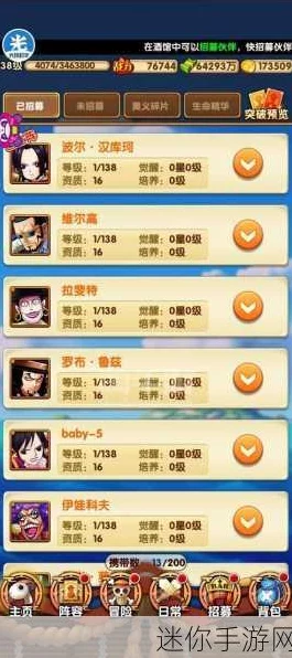 航海王强者之路，顶尖玩家揭秘最强阵容搭配与实战策略