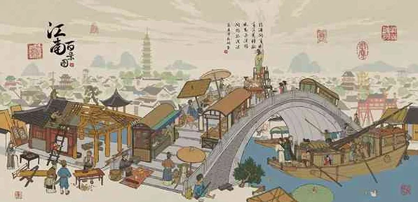 江南百景图攻略，揭秘文化商栈颜料高效获取秘籍