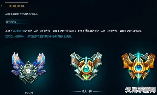 LOL手游峡谷之巅，揭秘顶尖段位等级划分与晋升之路