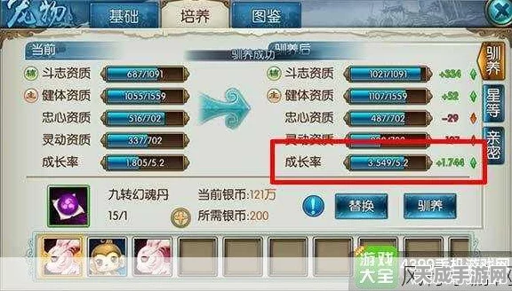 诛仙手游萌宝养成攻略，揭秘最佳属性搭配与培养技巧