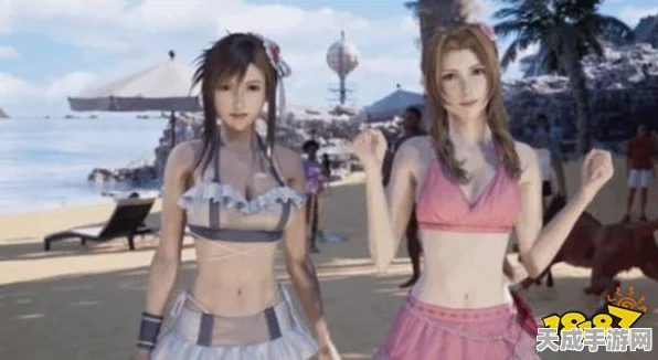 FF7重生小游戏曝光，蒂法泳装仰卧起坐挑战引热议