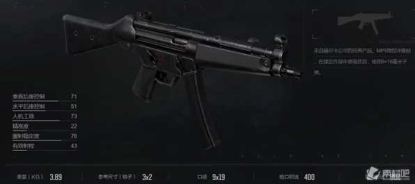 暗区突围，MP5枪械深度剖析，当前赛季实战表现如何？