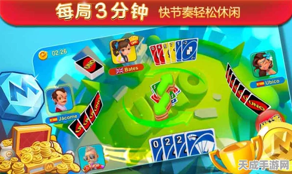 UNO手游新体验，正版一起优诺上线，欢乐对战告别尴尬，详解比赛新玩法