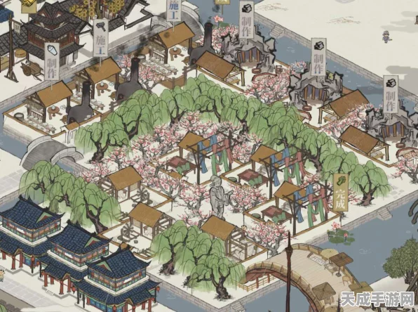 江南百景图，裁缝铺建造全攻略，打造古风小镇的时尚密码