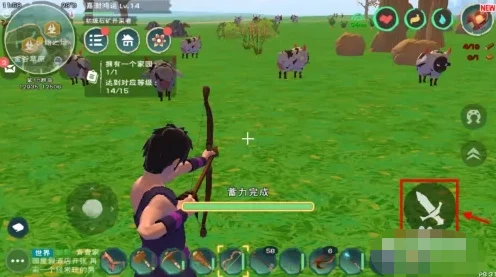 手游技巧揭秘，创造与魔法弓箭视角锁定与实战应用全攻略