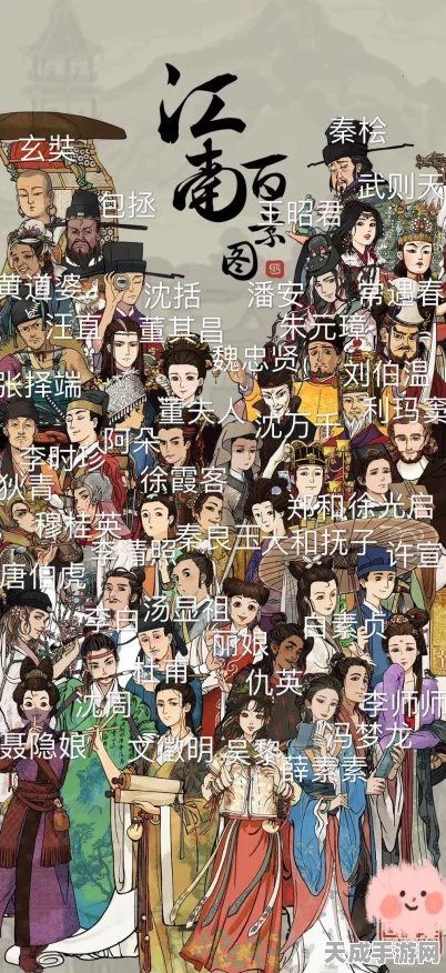 江南百景图天级人物大揭秘，谁才是最强王者？