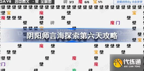阴阳师言海探索第六天深度攻略，解锁隐藏关卡，揭秘高效通关秘籍
