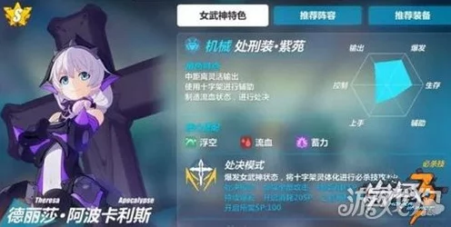 崩坏3深度攻略，德丽莎处刑装紫苑技能详解与实战绝技揭秘