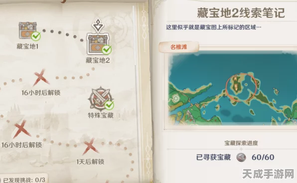 原神宝藏秘境全攻略，揭秘藏宝图，解锁秘境宝藏位置！