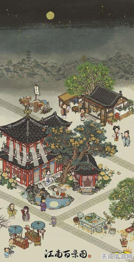 江南百景图，揭秘黑夜降临的神秘时刻与玩法细节