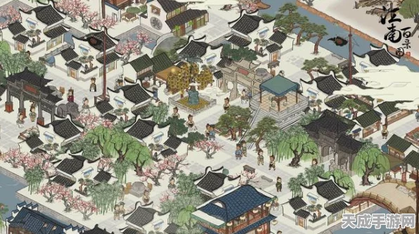 江南百景图，揭秘去年桃花物品摆放秘籍，解锁隐藏玩法攻略