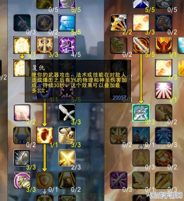 魔兽世界国服八十级防骑，天赋加点全攻略，打造坚不可摧的守护神！