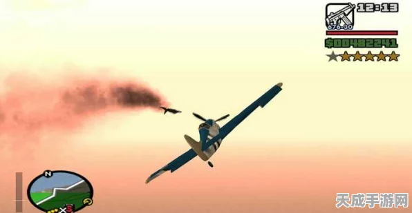 GTA:圣安地列斯再现经典，飞机坠毁Bug深度揭秘与玩家热议