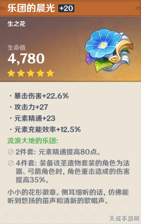 原神乐团晨光花属性搭配攻略，解锁最佳战斗效能