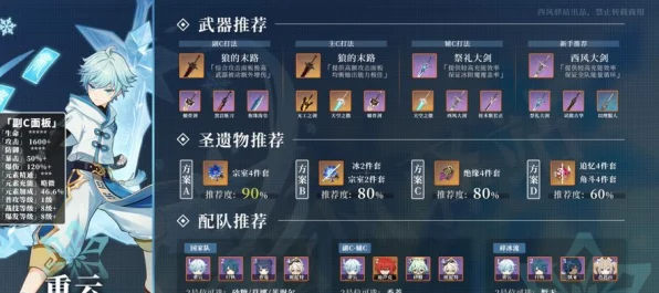 重云七圣召唤技能全揭秘，冰封之云下的战斗艺术