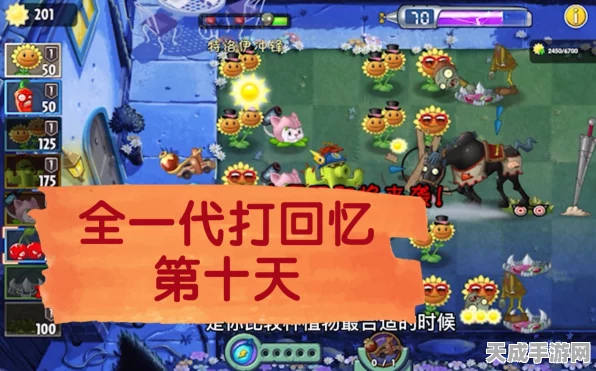 植物大战僵尸2攻略揭秘，回忆之旅困难第十关通关秘籍