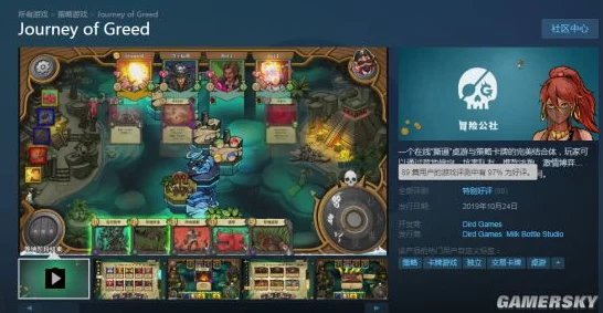 蒸汽新宠，保证不取物模拟经营卡牌游戏登陆Steam，策略与趣味并存