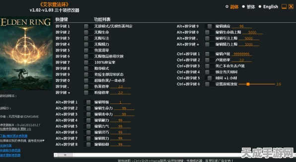 艾尔登法环作弊防护解除秘籍，风灵月影修改器实战指南