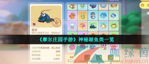 摩尔庄园手游神秘湖钓鱼大赛，珍稀鱼类全攻略与钓取秘籍