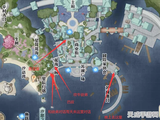 天谕手游谕戏传说深度解析，狂浪之鲨、香溢晴空与目之鬼神全攻略
