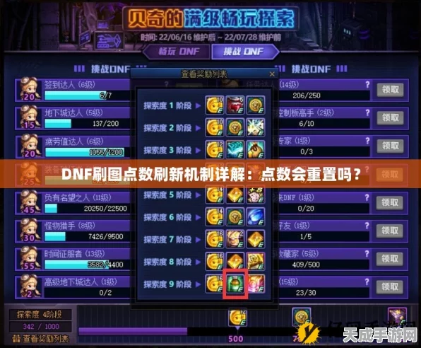 DNF刷图点数清零疑云，详解消耗规则与最新动态