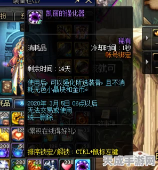 DNF玩家揭秘，挑战书献给装备强化凯丽，解锁SS装备的秘密通道？