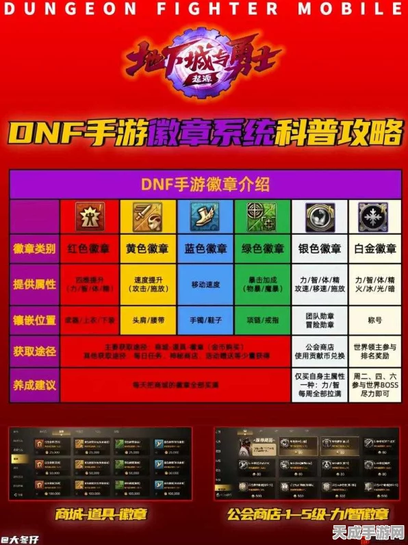 DNF高手进阶，跳跃徽章镶嵌秘籍与装备战力提升策略大揭秘